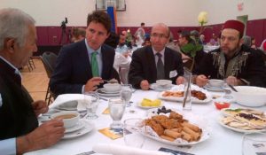 PM Trudeau at Syeda Khadijah Centre during Ramadan 2015